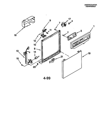 Frame and console