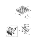 Lower dishrack