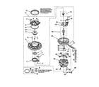 Whirlpool DU929PFGB2 pump and motor diagram