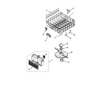 Whirlpool GU940SCGB2 lower dishrack diagram