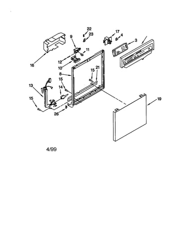 Frame and console