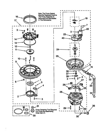 Pump and motor