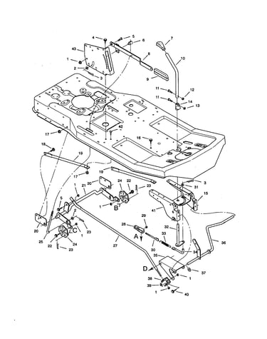 Mower housing suspension