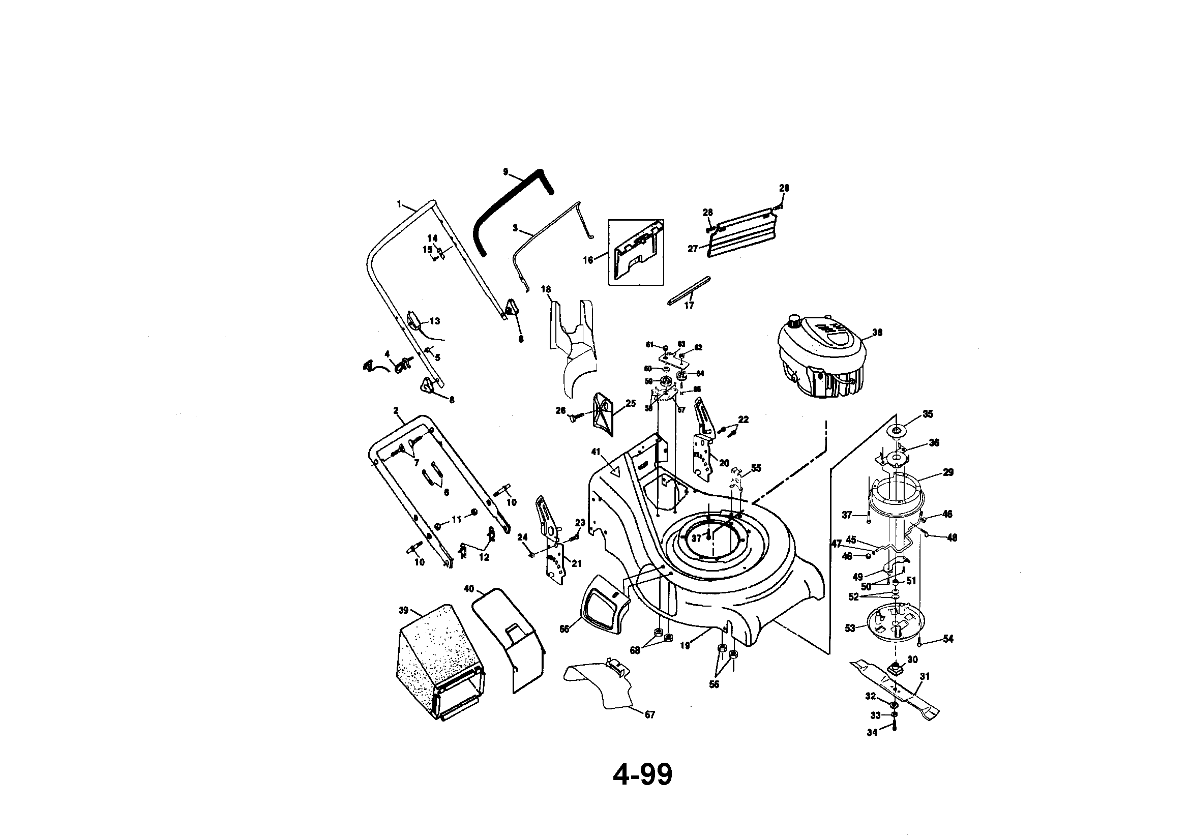 Rotary lawn mower