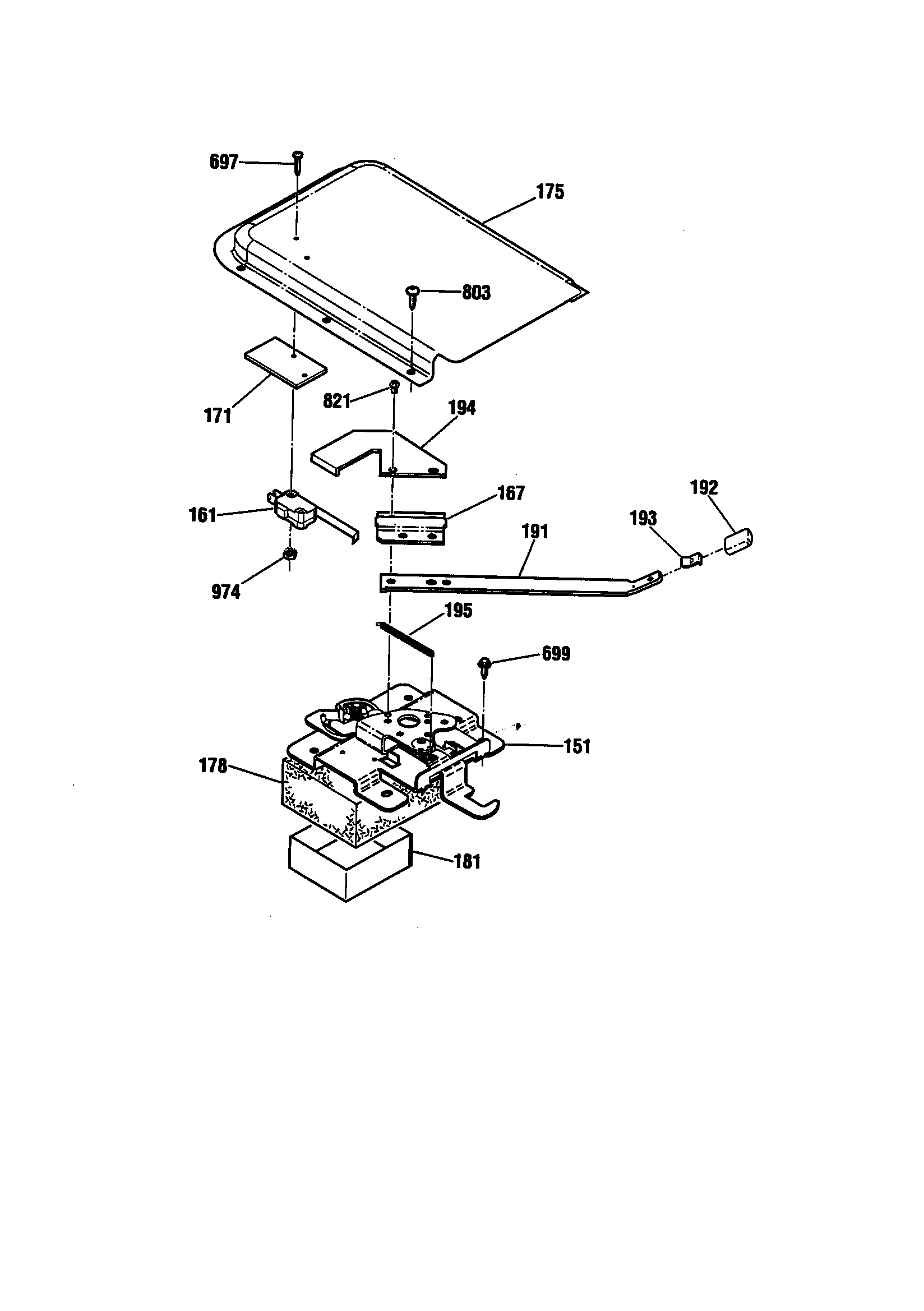 Door lock section