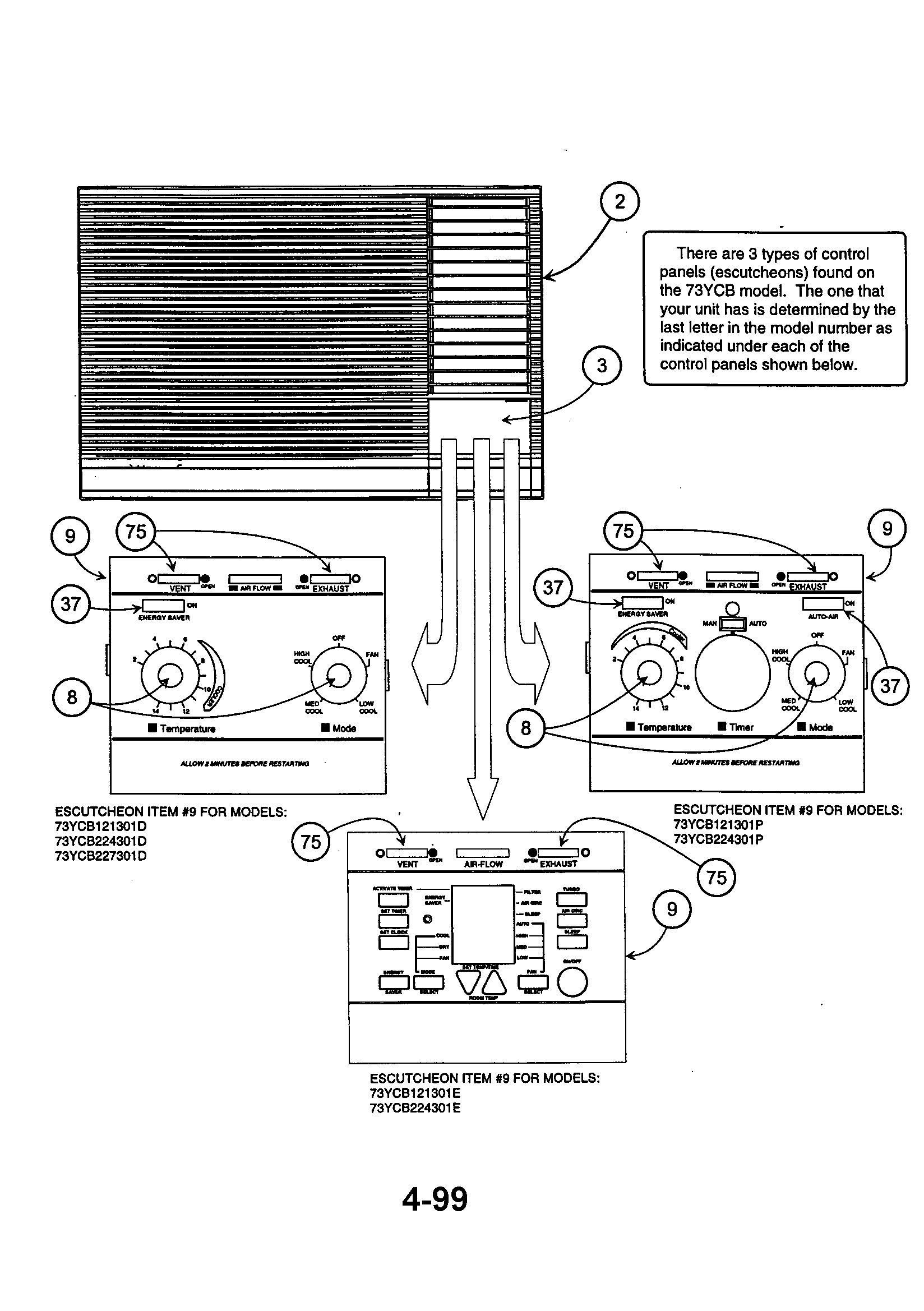 Room air conditioner cooling only