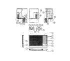 Carrier 73YCB224301E grille assembly diagram