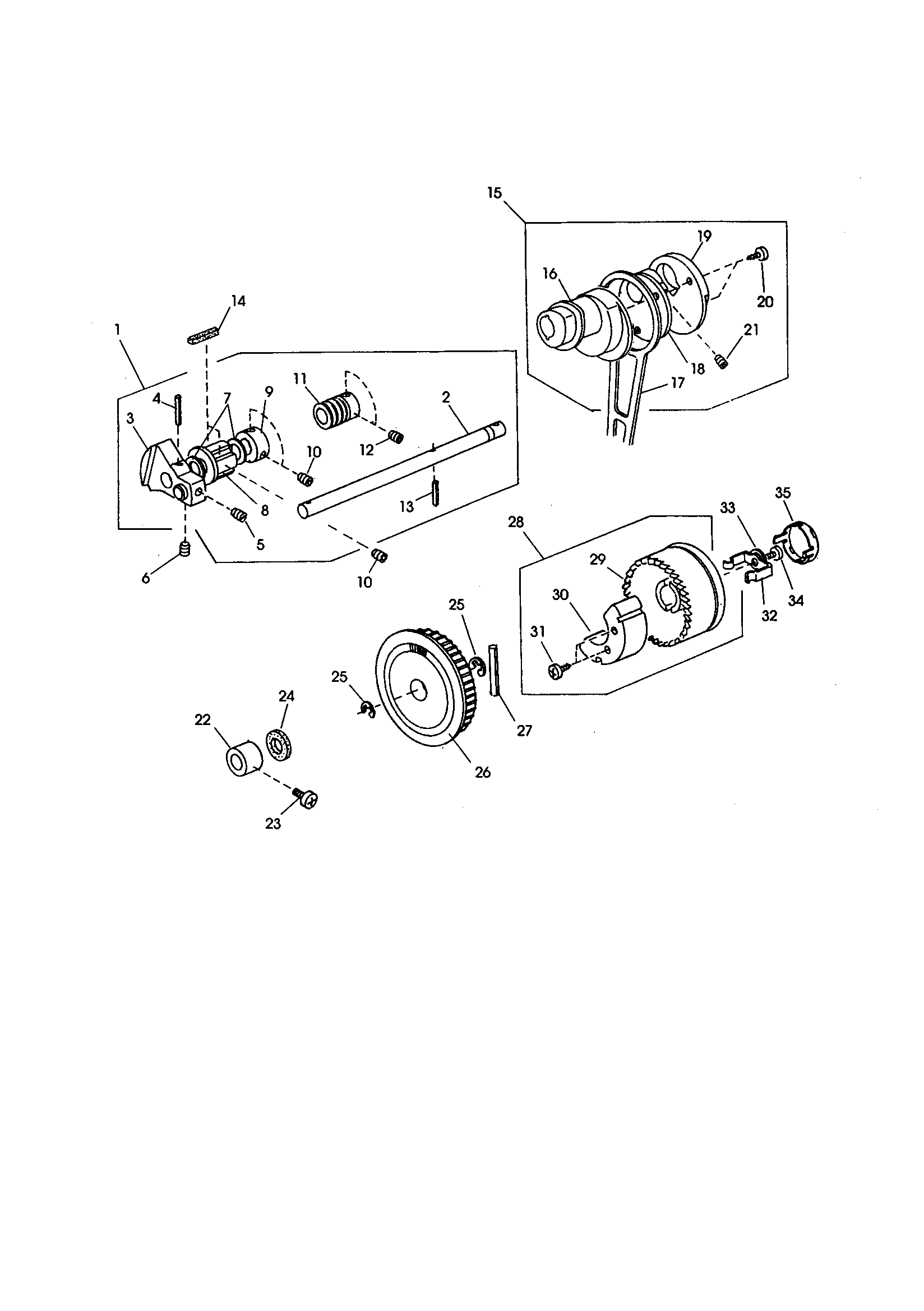 Upper shaft