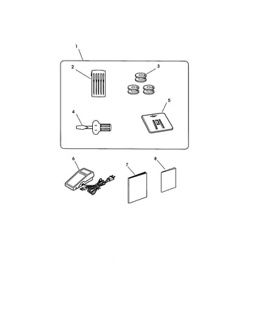 Accessory kit parts