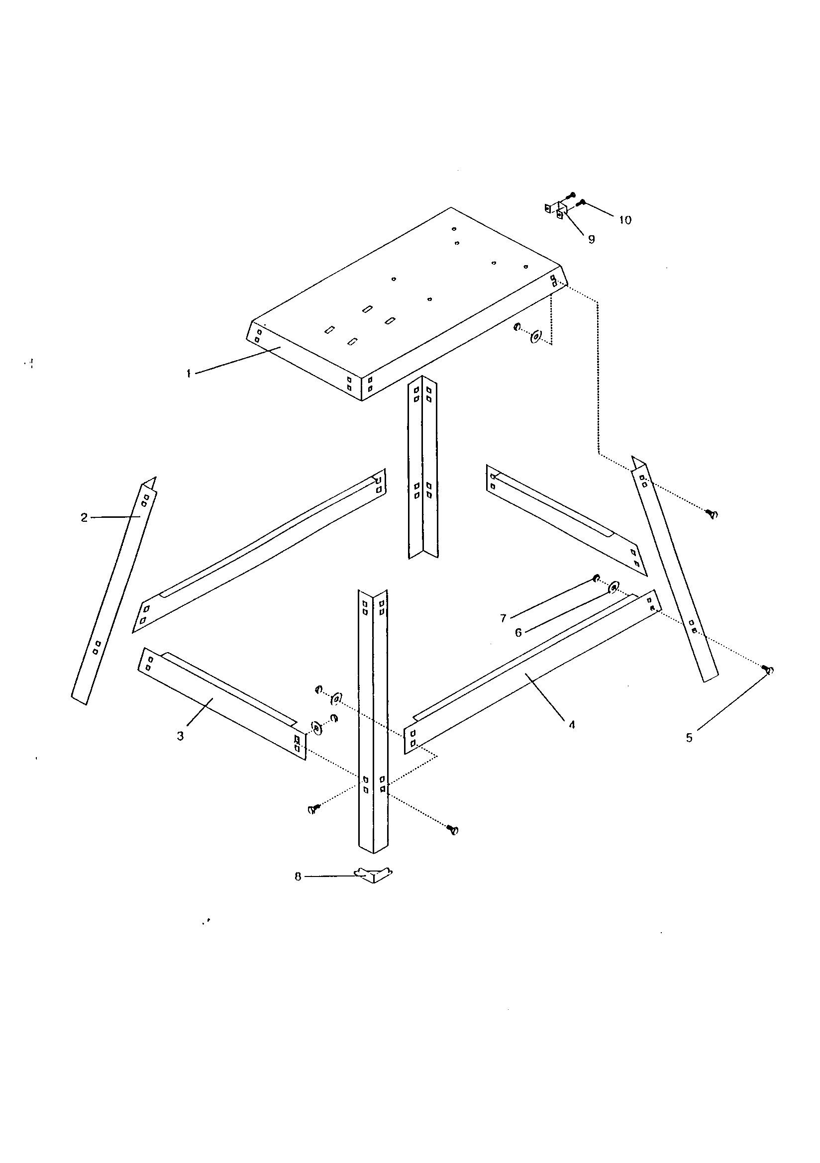 12" BAND SAW LEG STAND