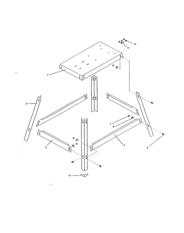 12" band saw leg stand
