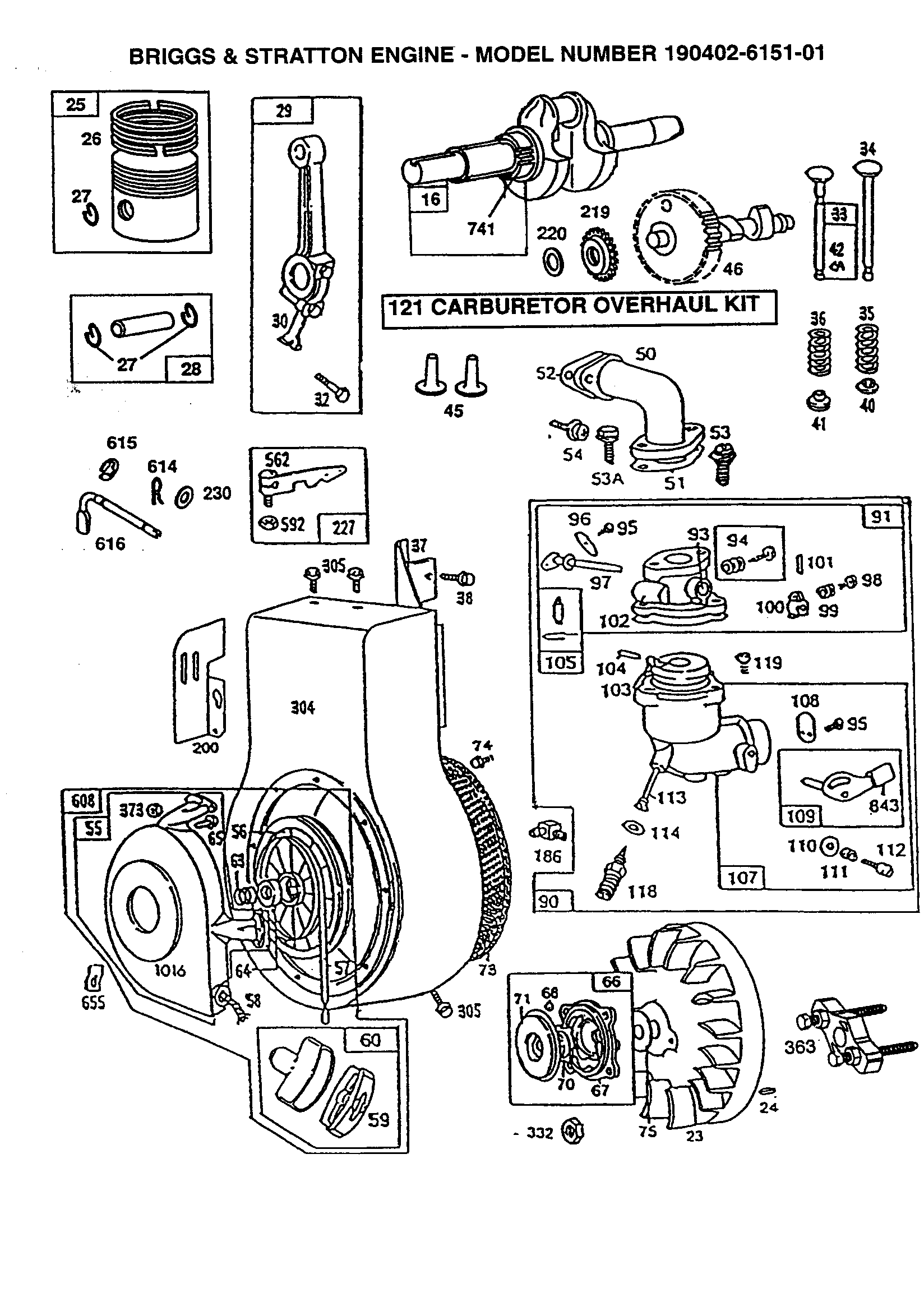 Carburetor and flywheel