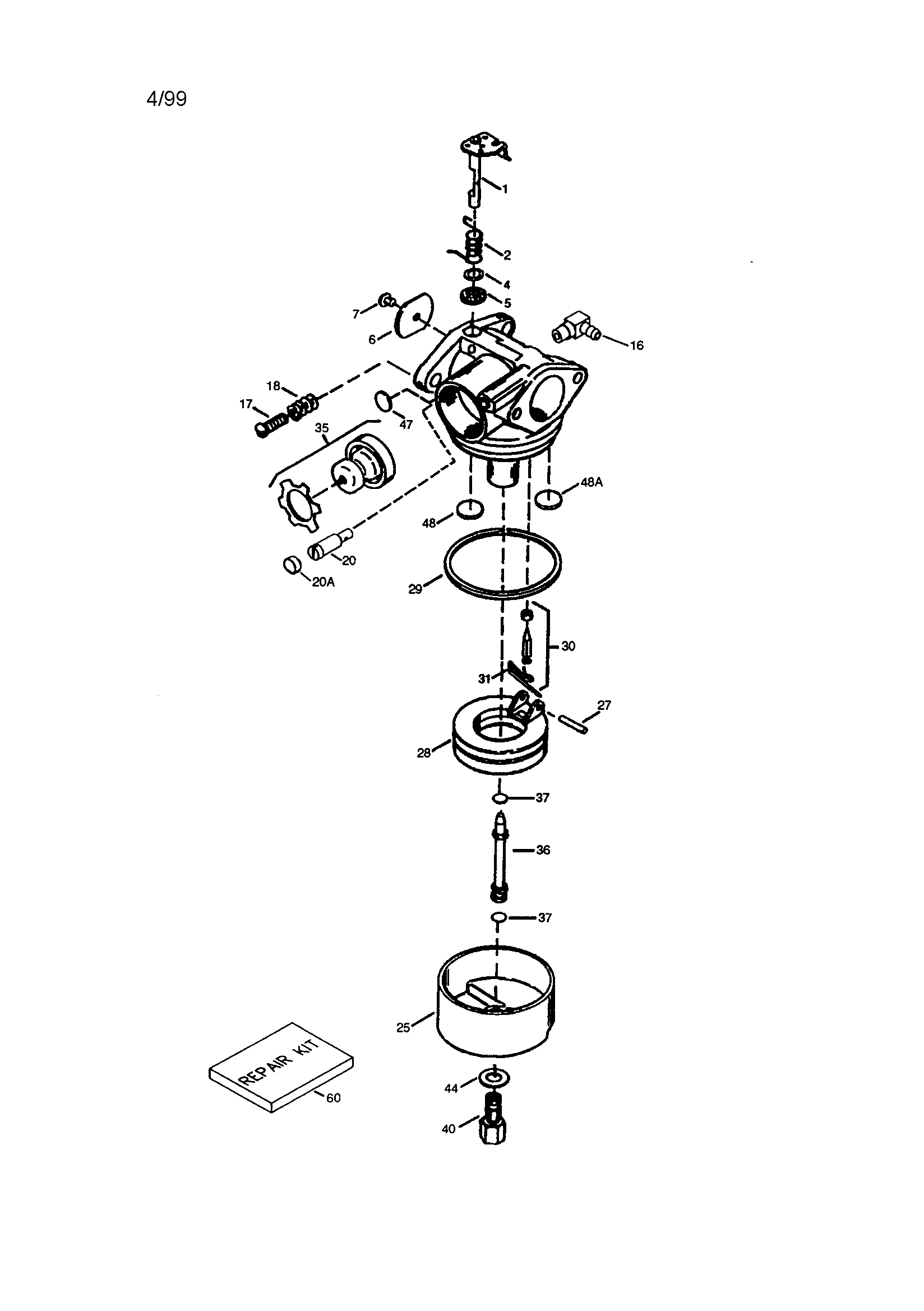 CARBURETOR 640199