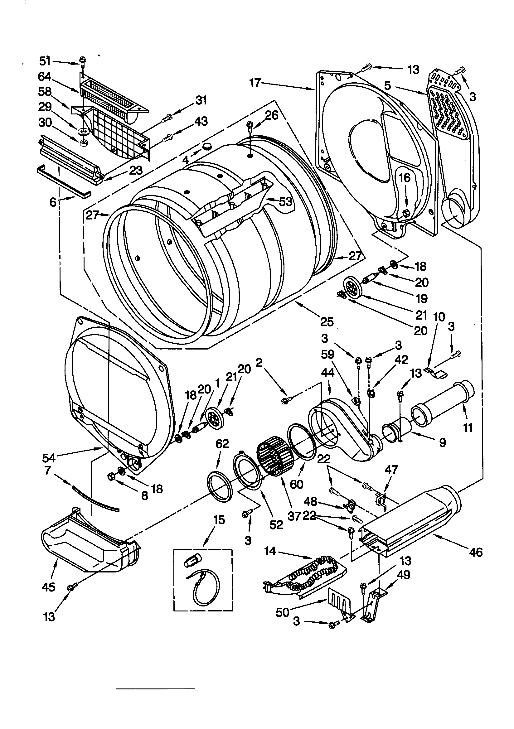 Upper/lower bulkhead