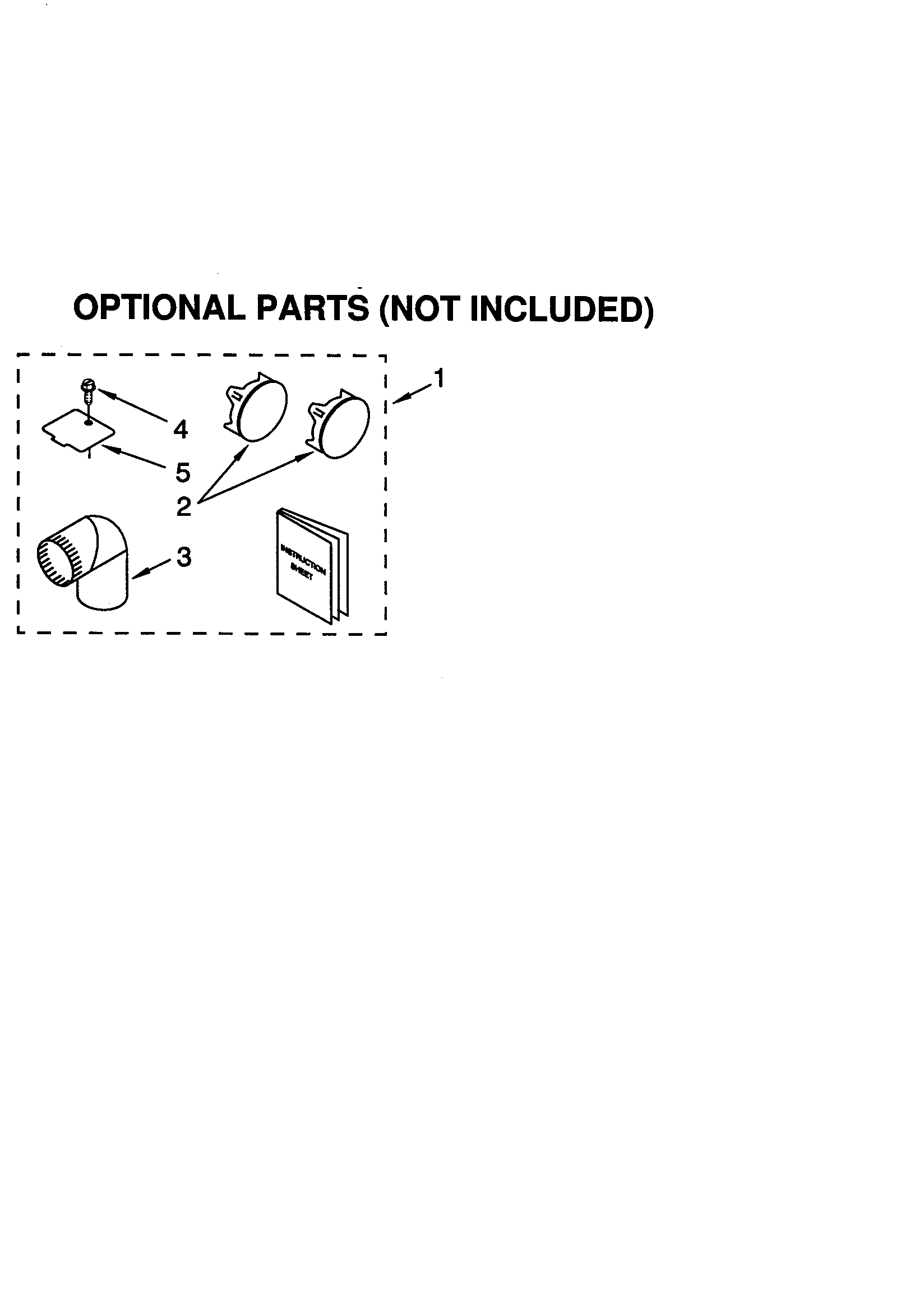Optional parts (not included)