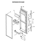 Refrigerator door