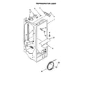Kenmore 10659287990 refrigerator liner diagram