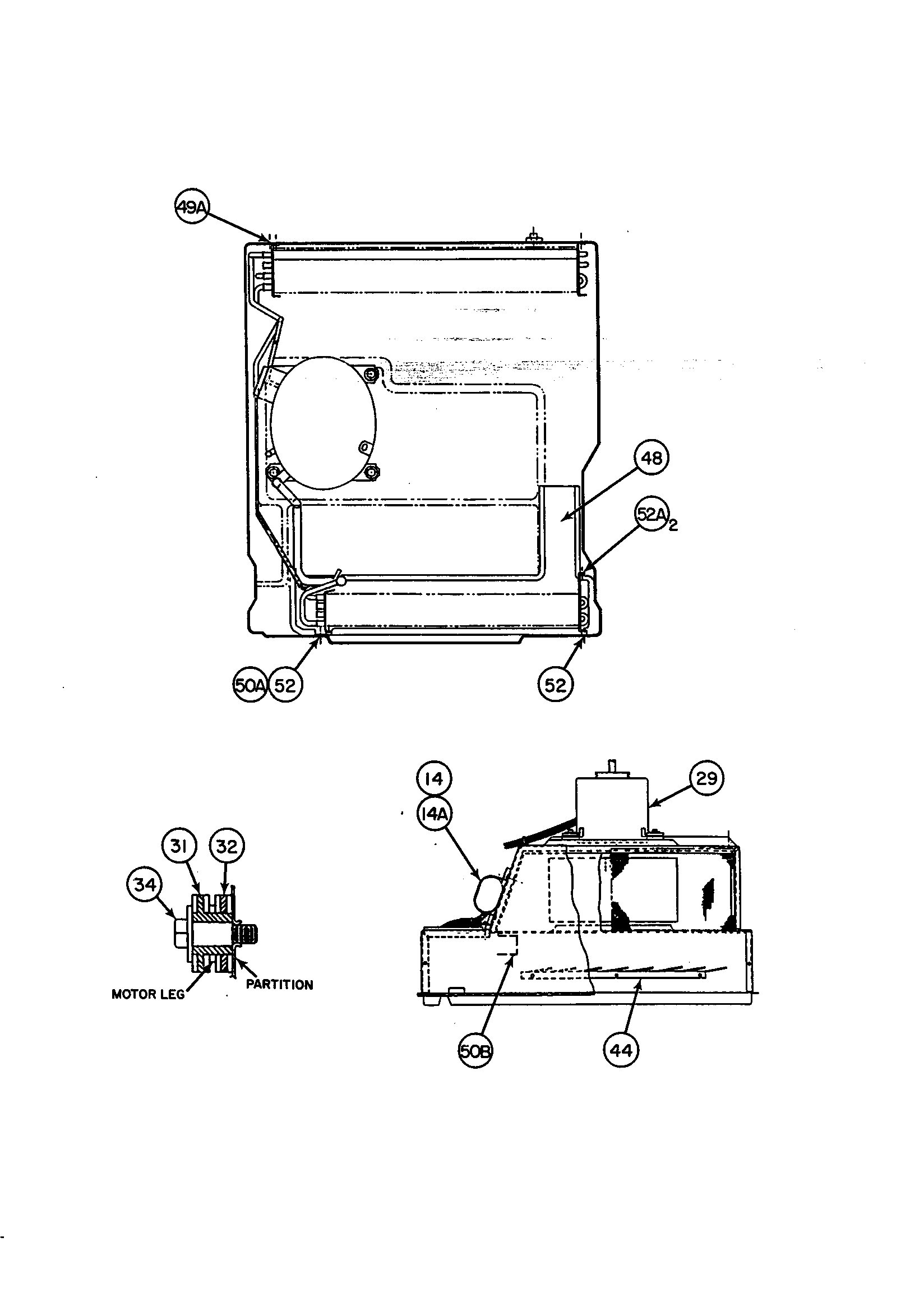 Condenser & fan motor