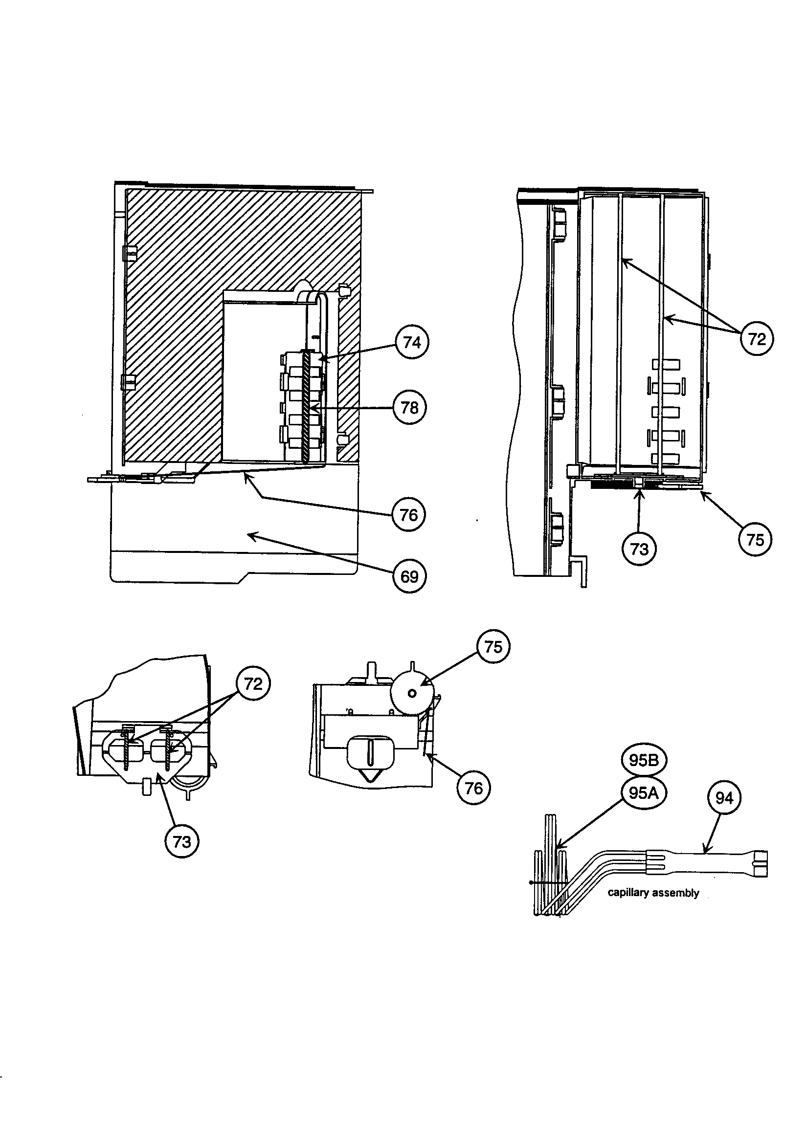 Deflector and exhaust