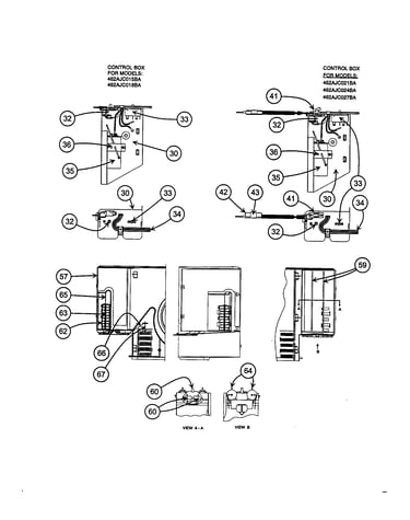 Control box, deflector & exhaust