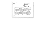 Smith Corona XL2700(5AEG) keyboard reference chart for 5aeg,5acg,5awg,5adf,5ash,5akf,5aeh,5ach,5awh,5aph,5adg,5asi,5ahb,5akh,5apg,5ana diagram