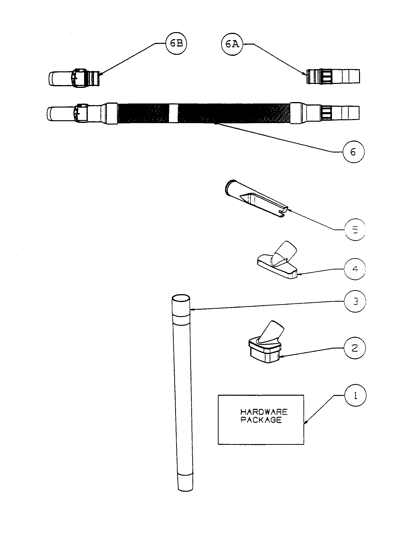 Hose and attachment
