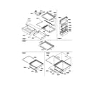 Amana SBDE21VPE-P1317201WE deli/shelves/criper/accessories diagram