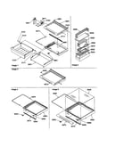 Deli/shelves/criper/accessories