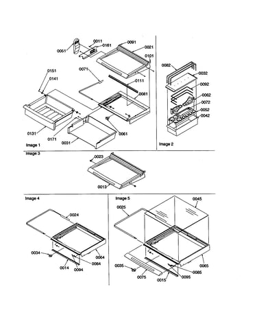 Deli/shelves/criper/accessories
