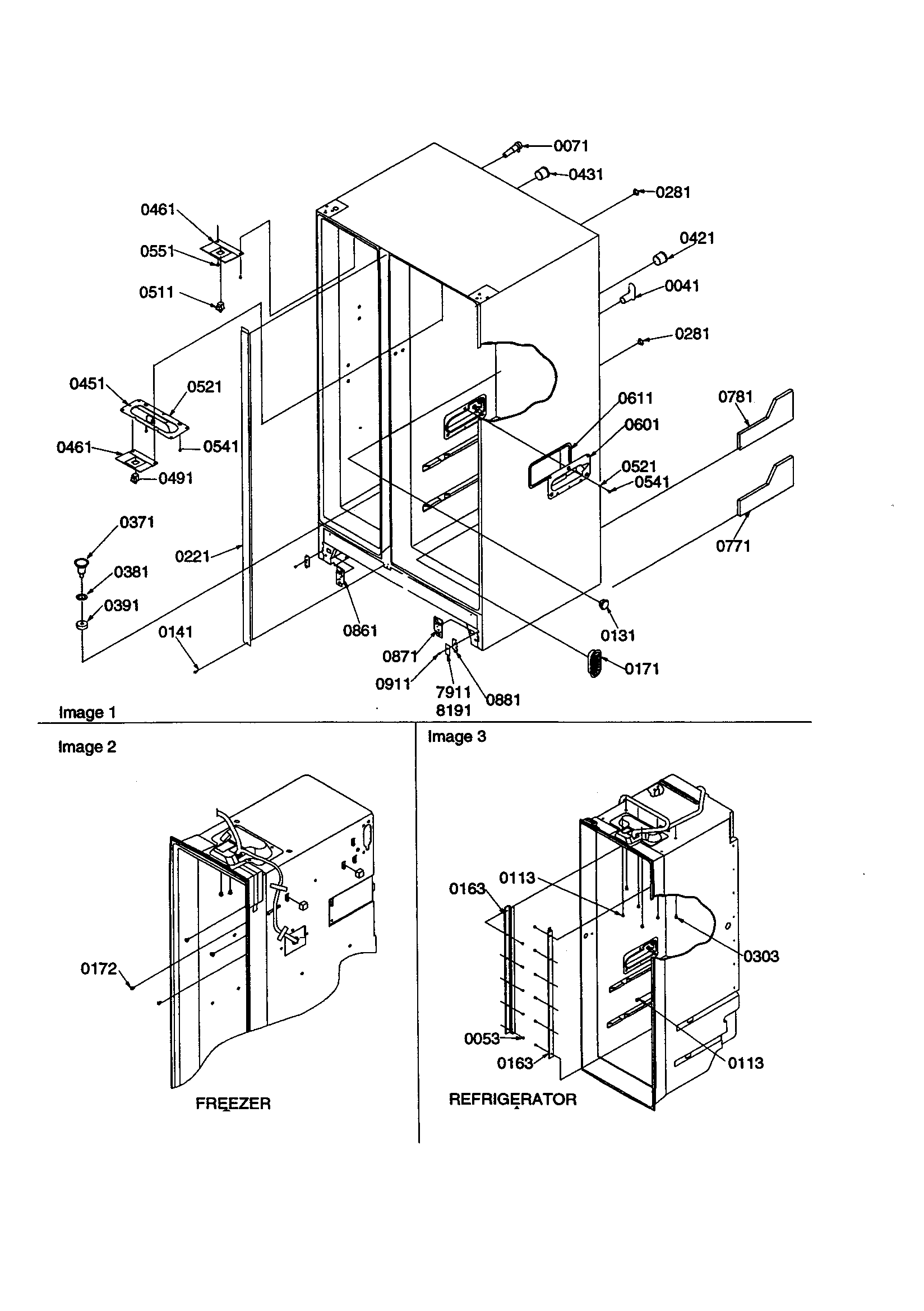 Cabinet/light swiches/btm. hinge