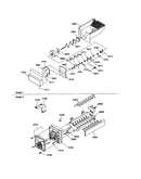 Ice bucket auger/ice maker