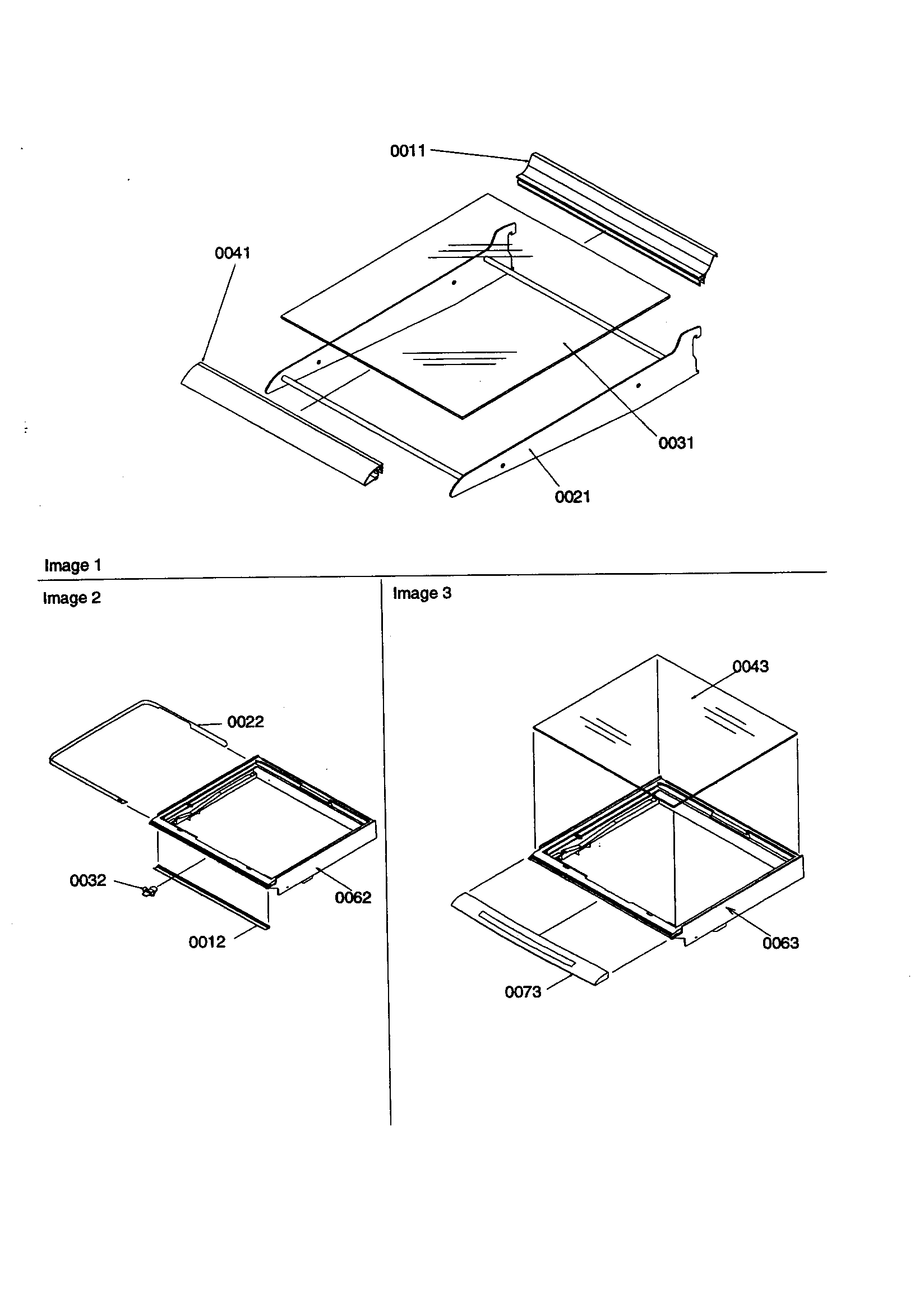 Deli/shelves/crisper/accessories