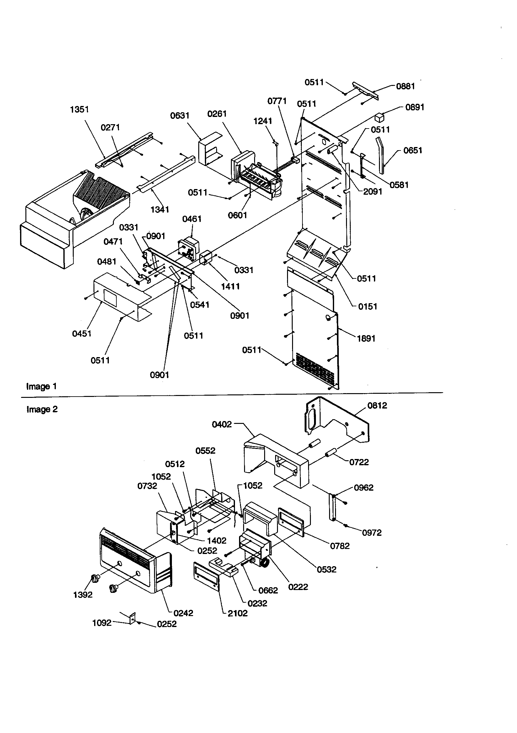 Ice maker/control assy