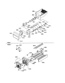 Ice bucket auger/ice maker