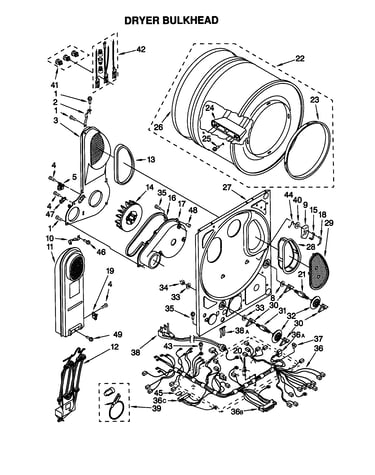 Dryer bulkhead
