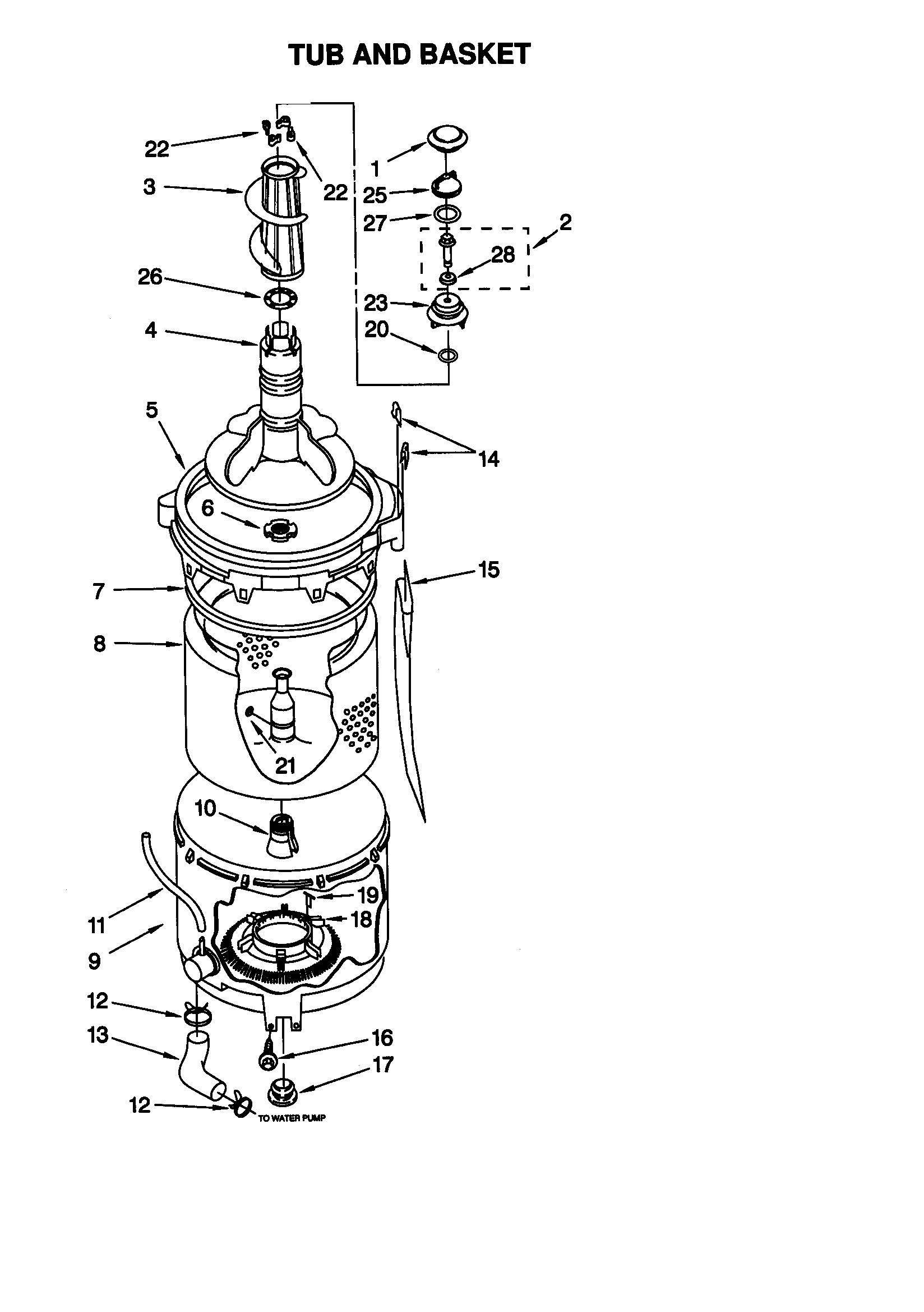 TUB AND BASKET