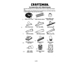 Craftsman 113177890 accessories/attachments diagram