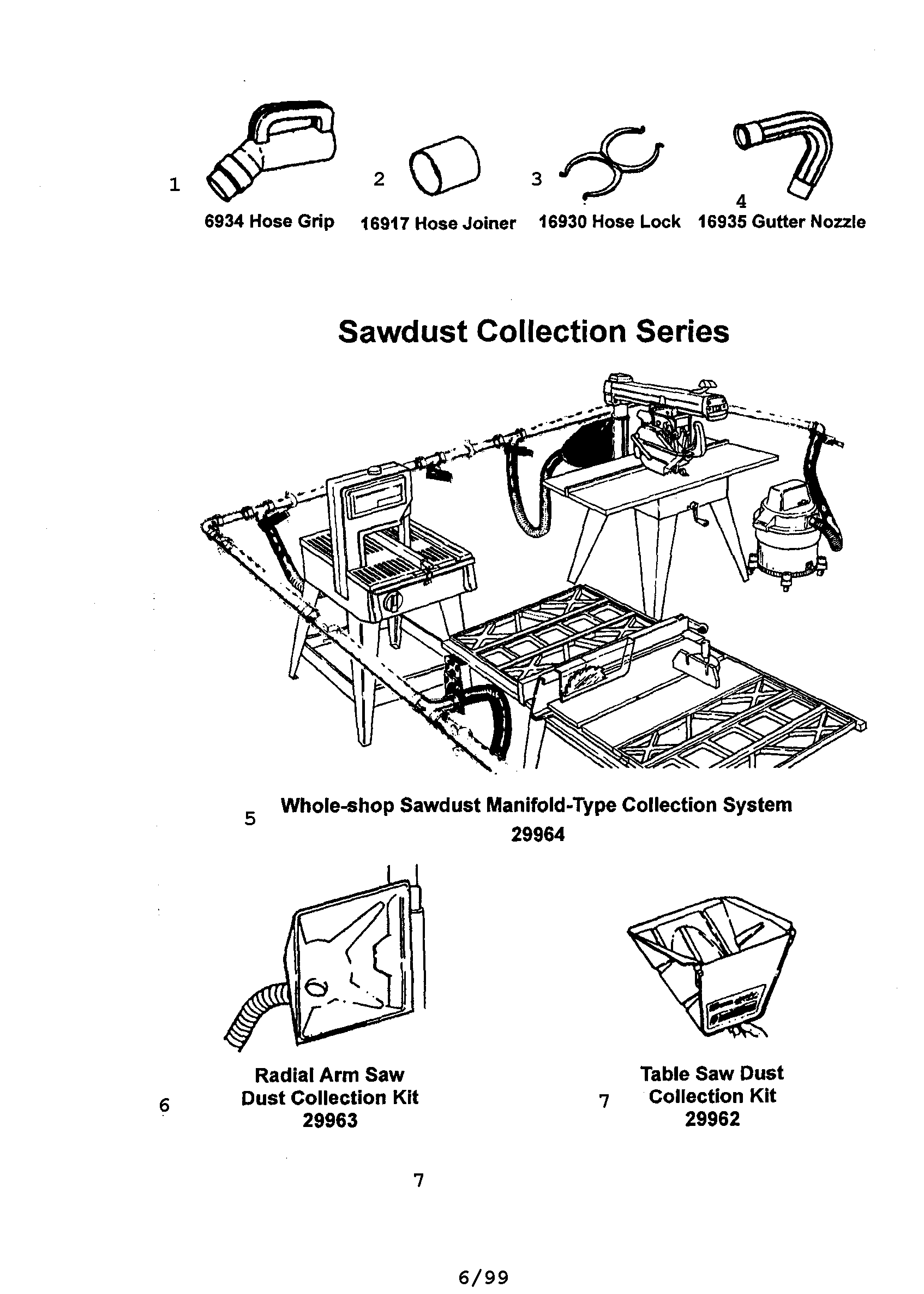 Sawdust collection series