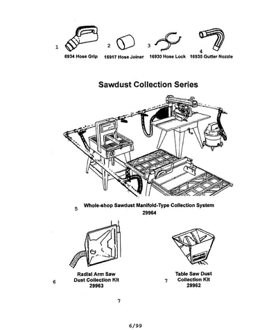 Sawdust collection series