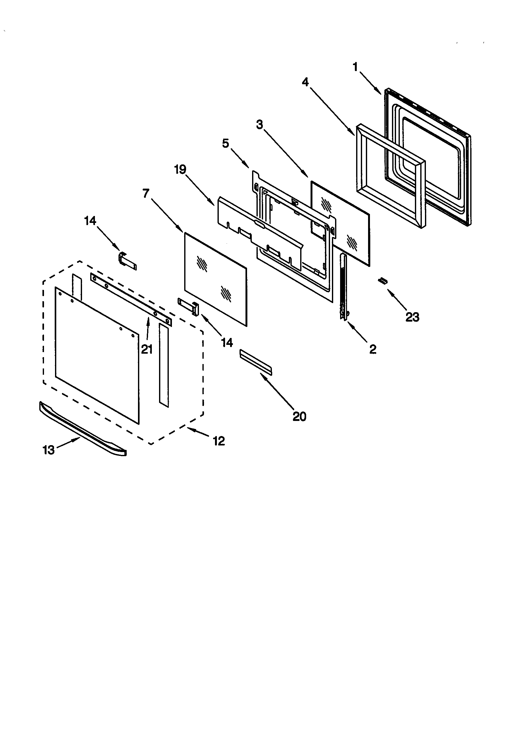Oven door