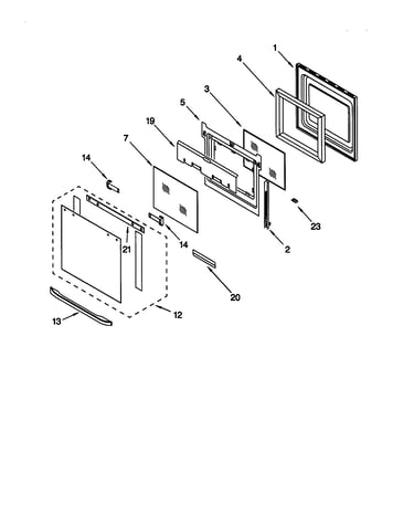 Oven door