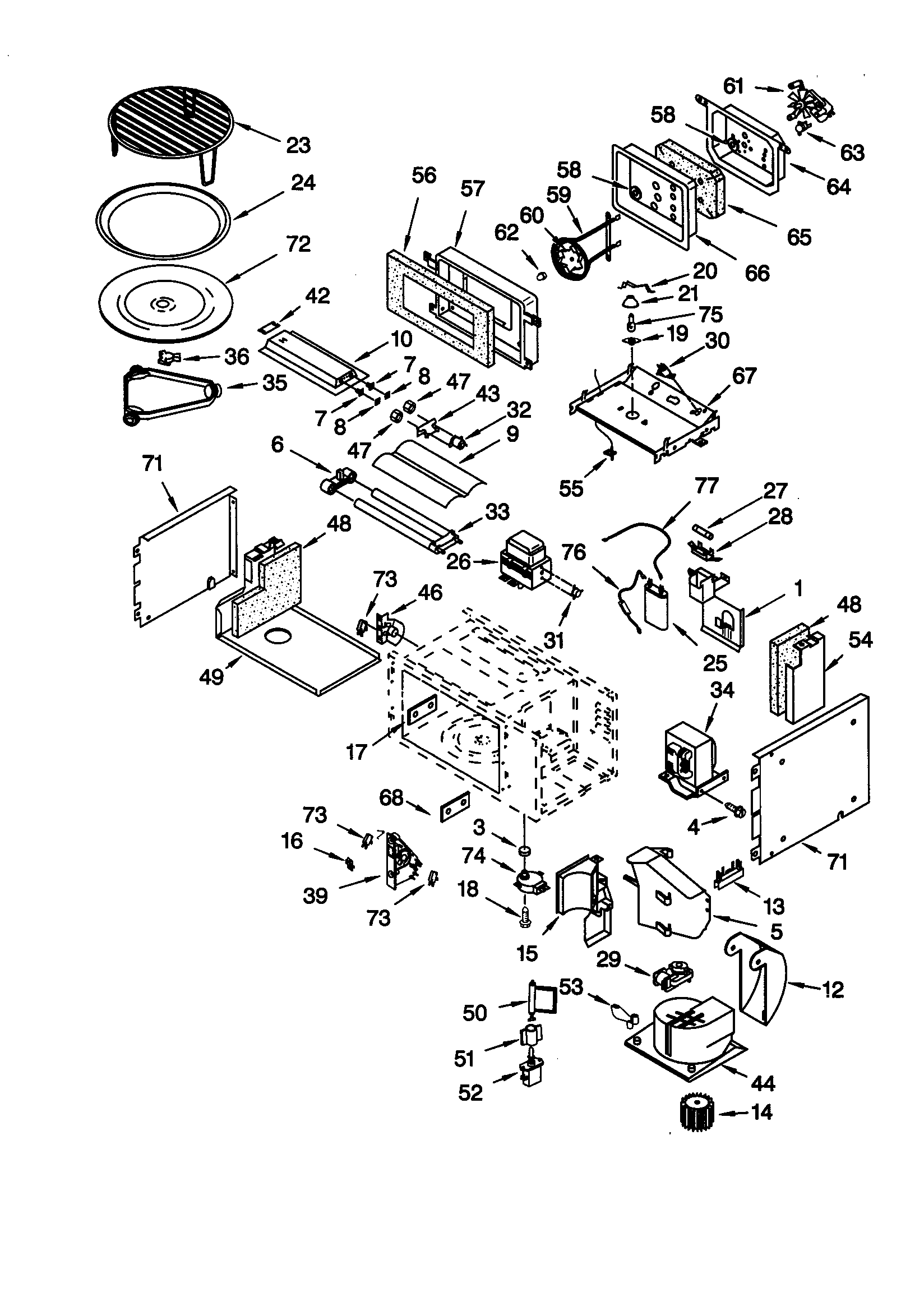 Cabinet and stirrer
