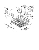 Upper rack and track