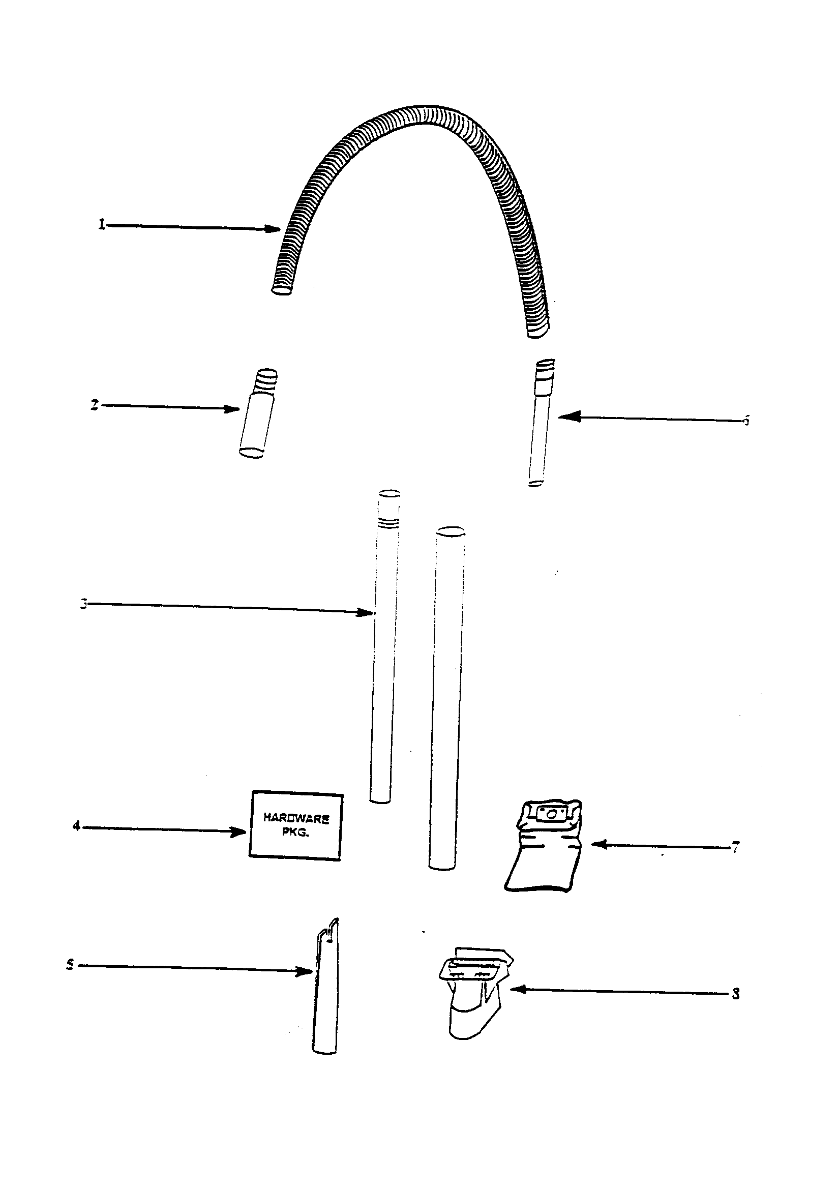 Hose and attachment
