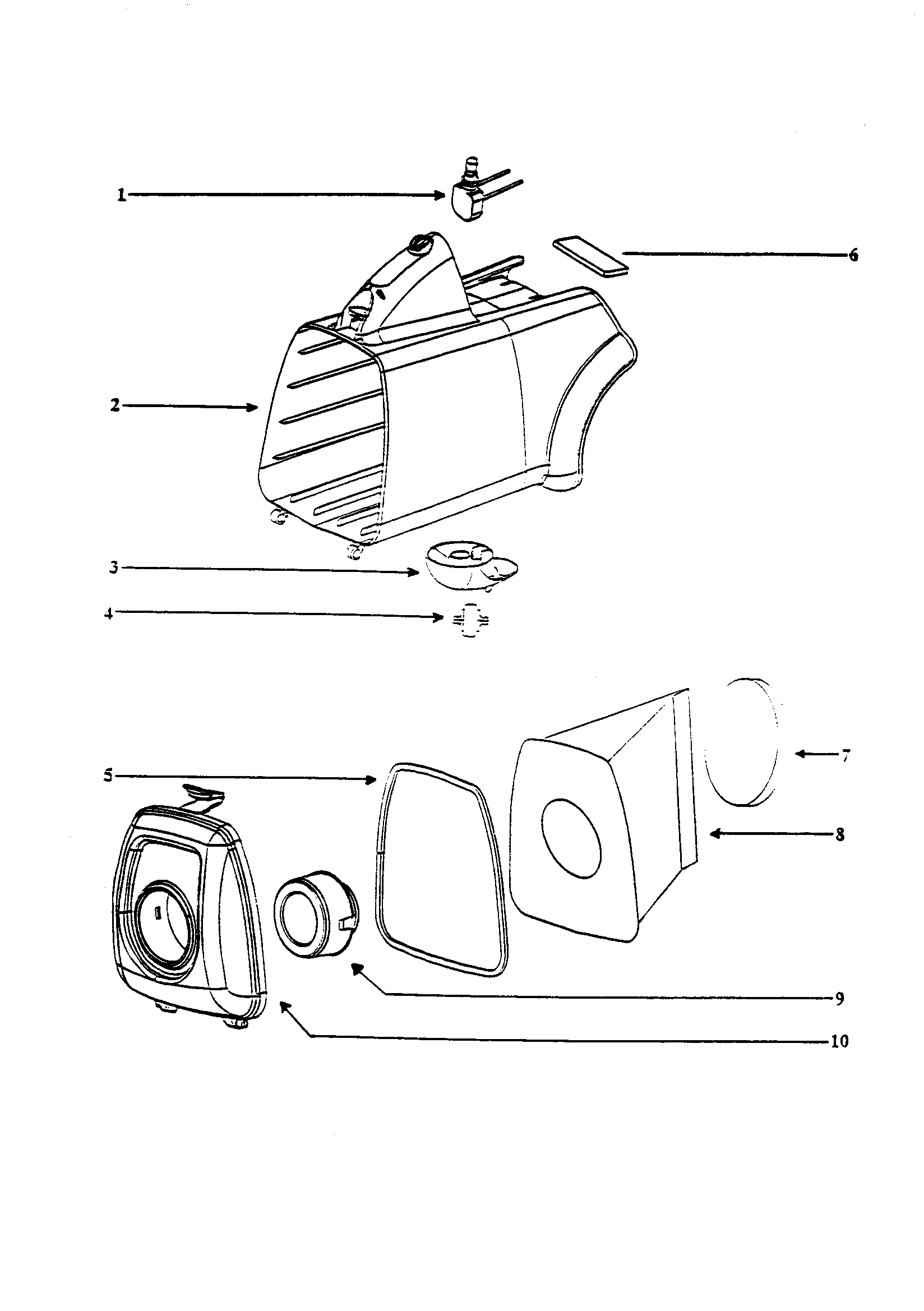 Base and bag assembly
