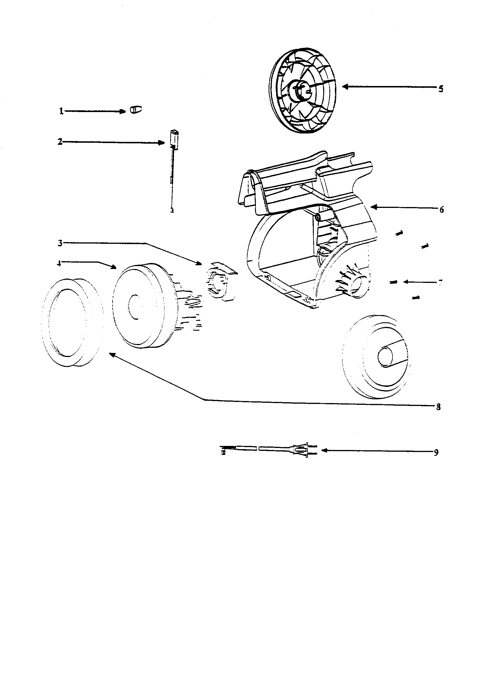 Motor and wheel