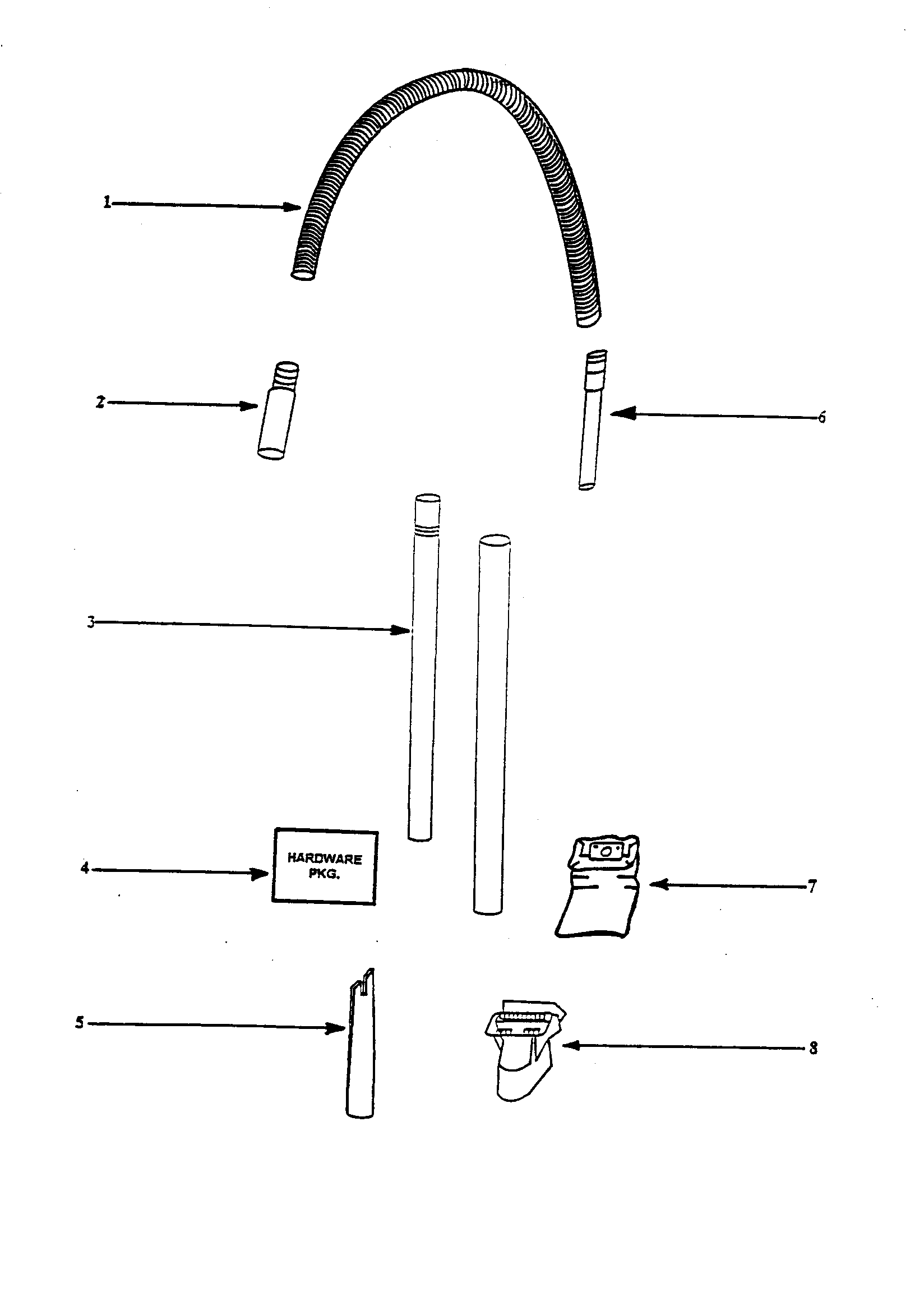 Hose and attachments