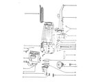 Eureka 4480ATF handle and motor housing diagram