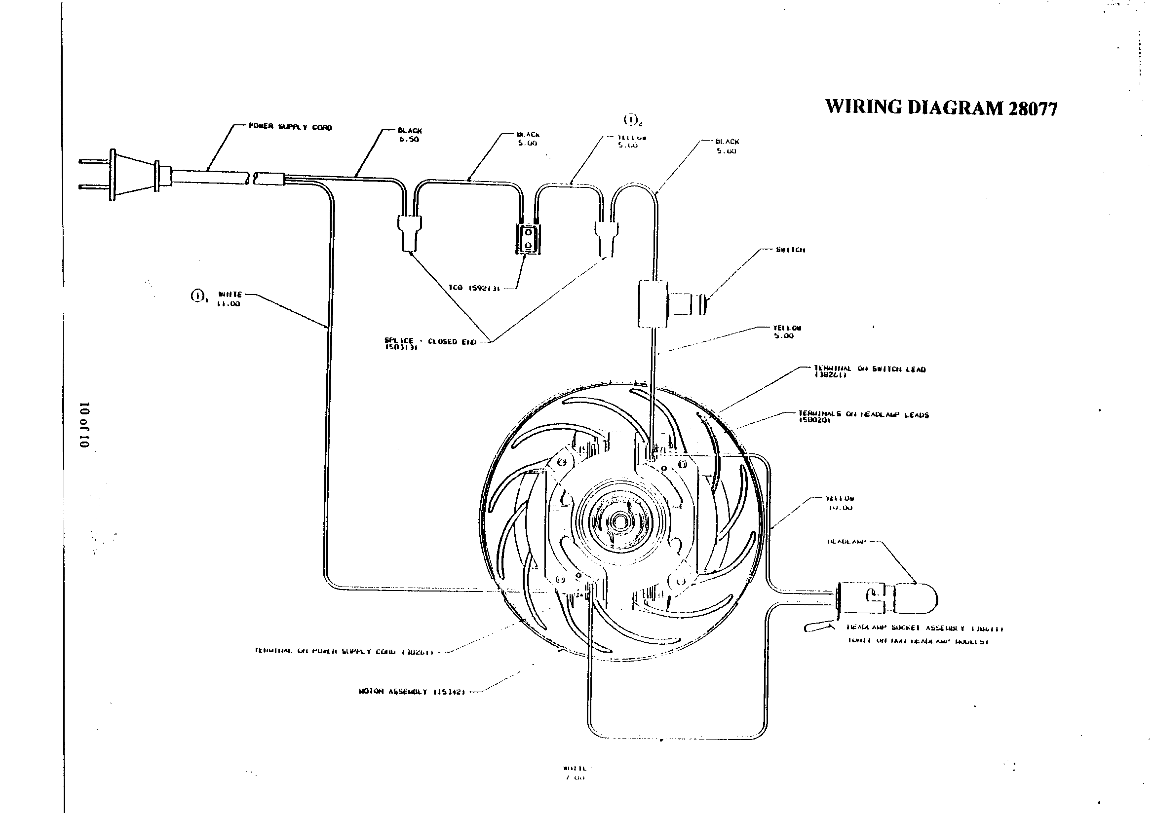 Wiring diagram 28077