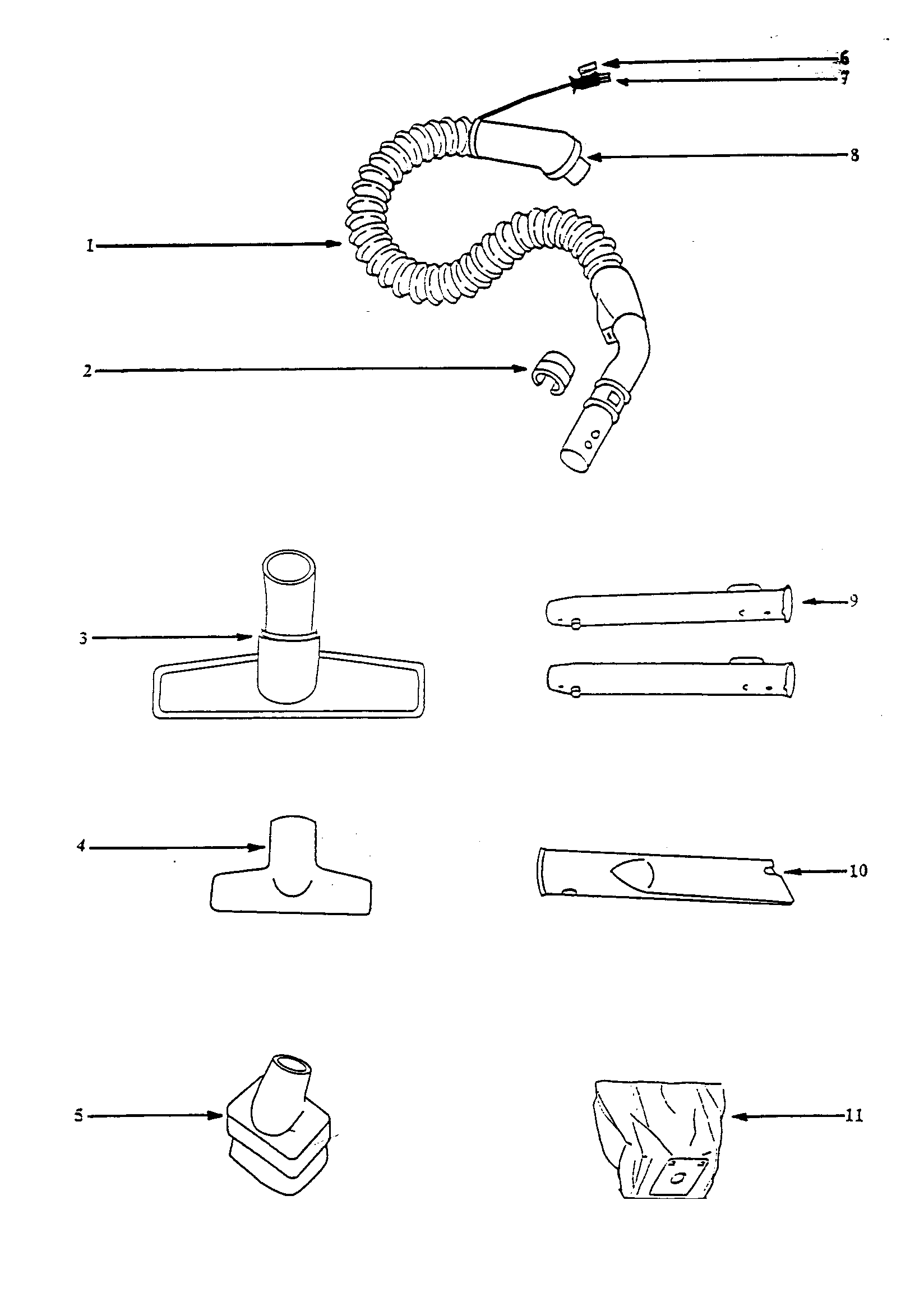 Hose and attachments